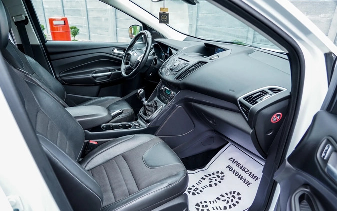 Ford Kuga cena 51900 przebieg: 247500, rok produkcji 2014 z Ozimek małe 781